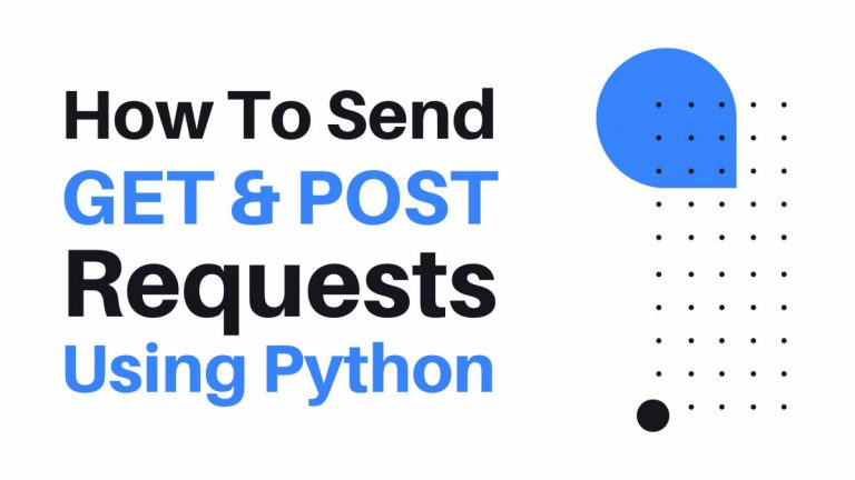 How to send get and post requests using python - thumbnail