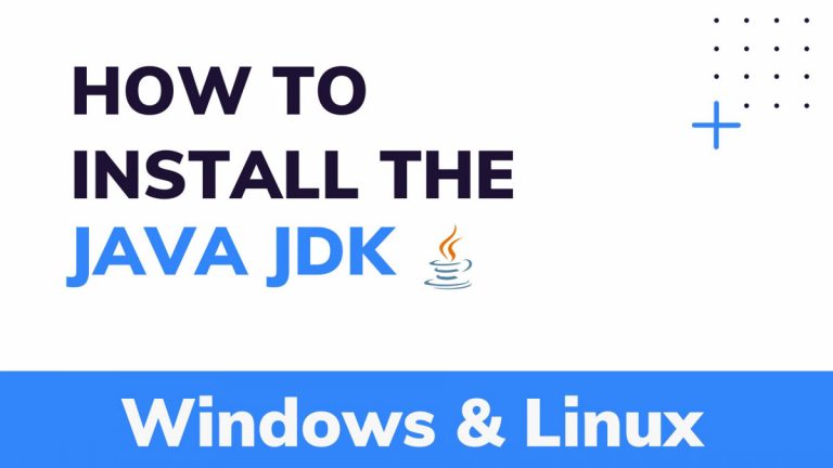 How to instsall the java JDK thumbnail