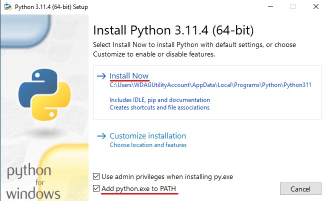 Install Python - Python installer