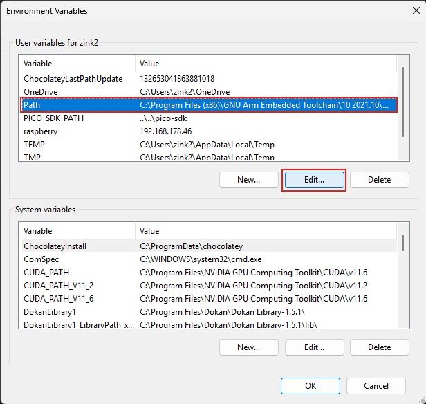 ESP32 SPIFFS mkspiffs environment variable