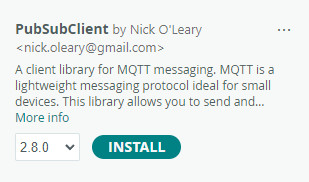 Secure MQTT - Arduino PubSubClient Library